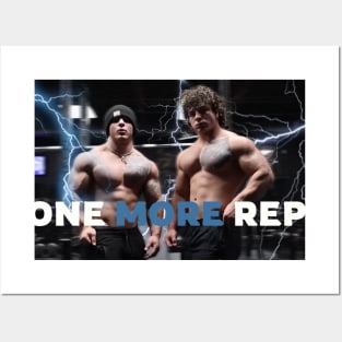 One More rep gym x tren twins Posters and Art